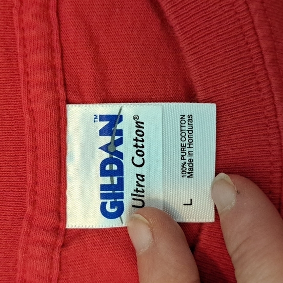 Red t-shirt Tees - Short Sleeve/Shirts, Size L for Men - Picture 3 of 3